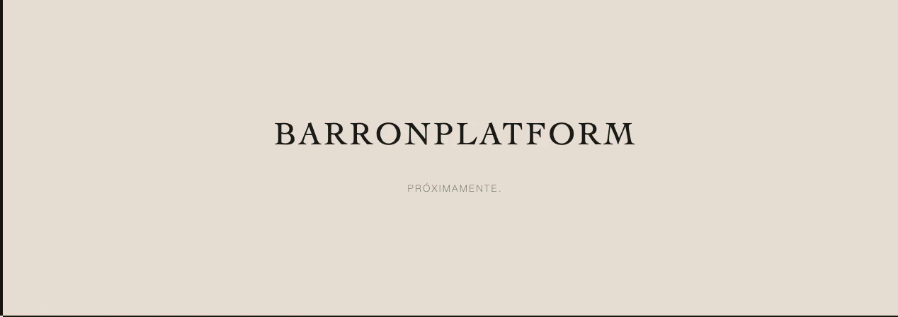 BARRONPLATFORM